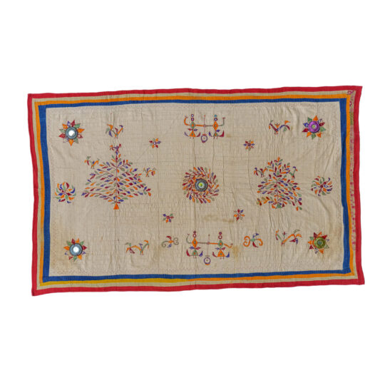 Embroidered vintage textile