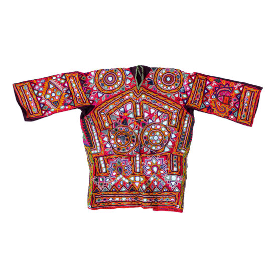 Embroidered vintage textile